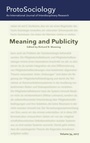 Cover: Meaning and Publicity - Books on Demand