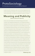 Cover: Meaning and Publicity - Books on Demand