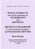 Cover: Place-Names in the Civil Parishes of St Germans and Deviock - Cornish Language Board