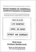 Cover: Road-Names in Cornwall - Cornish Language Board
