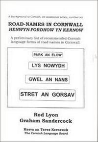 Enlarge image Cover: Road-Names in Cornwall - Cornish Language Board