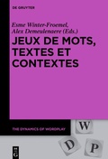 Cover: Jeux de mots, textes et contextes - De Gruyter
