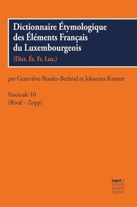 Abbildung von: Dictionnaire Étymologique des Éléments Francais du Luxembourgeois - Narr Francke Attempto
