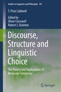 Cover: Discourse, Structure and Linguistic Choice - Springer