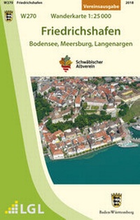 Abbildung von: W270 Friedrichshafen - Bodensee, Meersburg, Langenargen - Schwäbischer Albverein