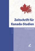 Cover: Zeitschrift f&uuml;r Kanada-Studien - Wi&szlig;ner-Verlag