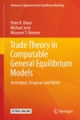 Cover: Trade Theory in Computable General Equilibrium Models - Springer