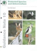 Cover: Protected Species and Arboriculture - Arboricultural Association