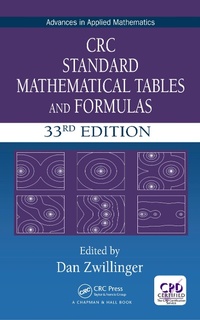 Abbildung von: CRC Standard Mathematical Tables and Formulas - Chapman & Hall/CRC