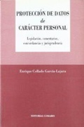 Abbildung von: Protección de datos de carácter personal - Editorial Comares