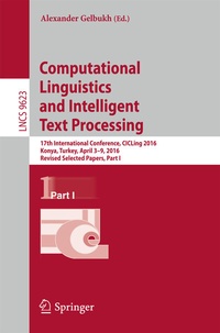 Abbildung von: Computational Linguistics and Intelligent Text Processing - Springer