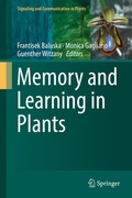 Cover: Memory and Learning in Plants - Springer