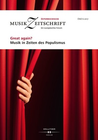 Abbildung von: Great again? Musik in Zeiten des Populismus - Hollitzer Wissenschaftsverlag