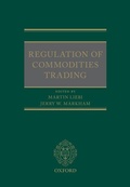 Cover: Regulation of Commodities Trading - Oxford University Press