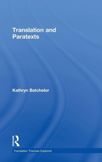 Enlarge image Cover: Translation and Paratexts - Routledge