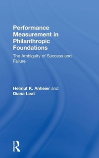 Enlarge image Cover: Performance Measurement in Philanthropic Foundations - Routledge