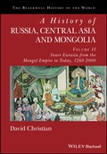 Cover: A History of Russia, Central Asia and Mongolia, Volume II - Wiley-ISTE