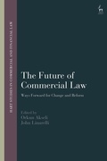 Cover: The Future of Commercial Law - Hart Publishing