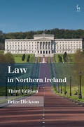 Cover: Law in Northern Ireland - Hart Publishing