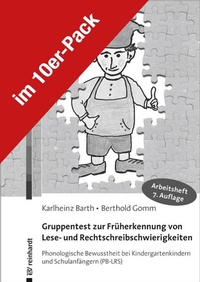 Abbildung von: Gruppentest zur Früherkennung von Lese- und Rechtschreibschwierigkeiten - Ernst Reinhardt Verlag