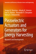 Cover: Piezoelectric Actuators and Generators for Energy Harvesting - Springer