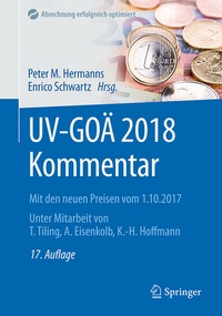 Abbildung von: UV-GOÄ 2018 Kommentar - Springer