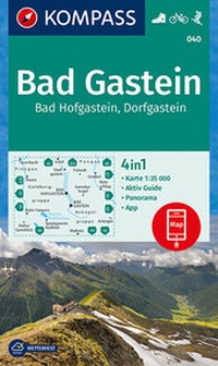 Abbildung von: KOMPASS Wanderkarte Bad Gastein, Bad Hofgastein, Dorfgastein - KOMPASS-Karten