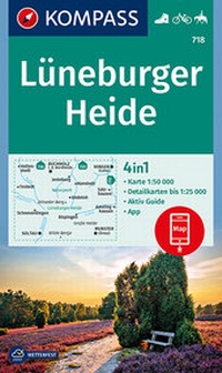 Abbildung von: KOMPASS Wanderkarte Lüneburger Heide - KOMPASS-Karten