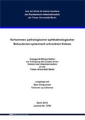 Bild: Vorkommen pathologischer ophthalmologischer Befunde bei systemisch erkrankten Katzen - Mensch & Buch