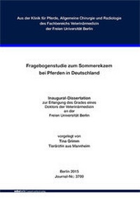 Abbildung von: Fragebogenstudie zum Sommerekzem bei Pferden in Deutschland - Mensch & Buch