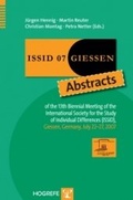 Cover: ISSID 07, Giessen - Hogrefe & Huber