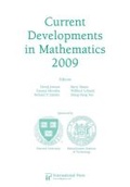 Cover: Current Developments in Mathematics, 2009 - International Press of Boston Inc