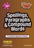 Cover: Spellings, Paragraphs & Compound Words Year 5 Term 2 - Egon Publishers Ltd
