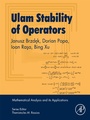 Cover: Ulam Stability of Operators - Academic Press