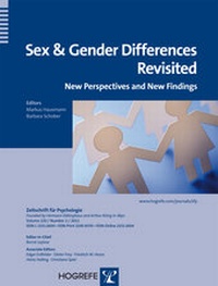 Enlarge image Cover: Sex and Gender Differences Revisited - Hogrefe Publishing