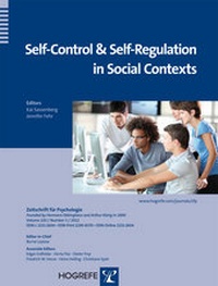Enlarge image Cover: Self-Control and Self-Regulation in Social Contexts - Hogrefe Publishing