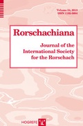 Cover: Rorschachiana. Yearbook of the International Rorschach Society / Rorschachiana - Hogrefe