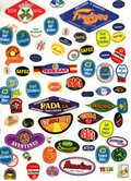 Cover: Obstaufkleber - Fruit Stickers - B&Uuml;RO WILHELM VERLAG