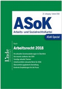 Abbildung von: ASoK-Spezial Arbeitsrecht 2018 - Linde