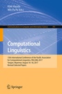 Cover: Computational Linguistics - Springer