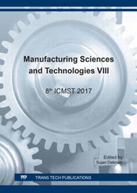 Enlarge image Cover: Manufacturing Sciences and Technologies VIII - Trans Tech Publications Ltd