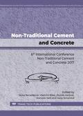 Cover: Non-Traditional Cement and Concrete - Trans Tech Publications Ltd