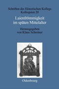 Cover: Laienfr&ouml;mmigkeit im sp&auml;ten Mittelalter - De Gruyter
