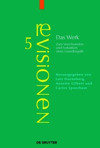 Abbildung von: Das Werk - De Gruyter