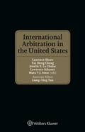 Abbildung von: International Arbitration in the United States - Kluwer Law International