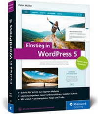 Abbildung von: Einstieg in WordPress 5 - Rheinwerk
