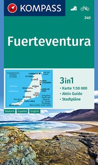 Abbildung von: KOMPASS Wanderkarte Fuerteventura - KOMPASS-Karten