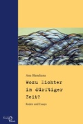 Cover: Wozu Dichter in d&uuml;rftiger Zeit? - Edition Noack & Block