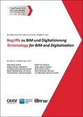 Cover: Begriffe zu BIM und Digitalisierung Terminology for BIM and Digitalisation - TU-MV Media Verlag
