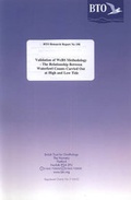 Cover: Validation of WeBS Methodology - British Trust for Ornithology